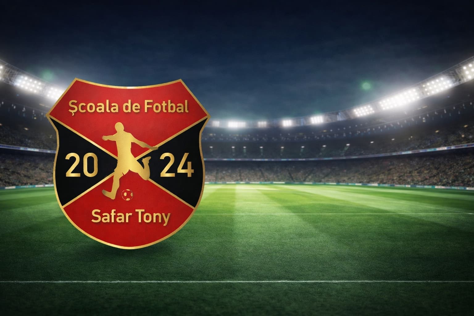 Kids playing football